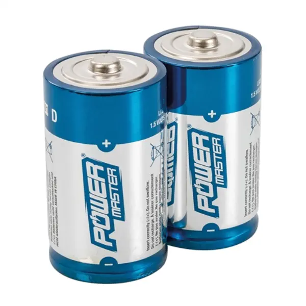 Image of Powermaster D-Type Super Alkaline Battery LR20 2pk - 2pk 485322