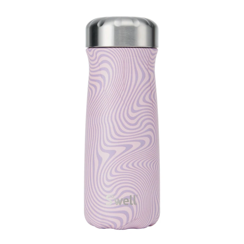 Image of S'well Lavender Swirl Traveler, 470ml Lavender