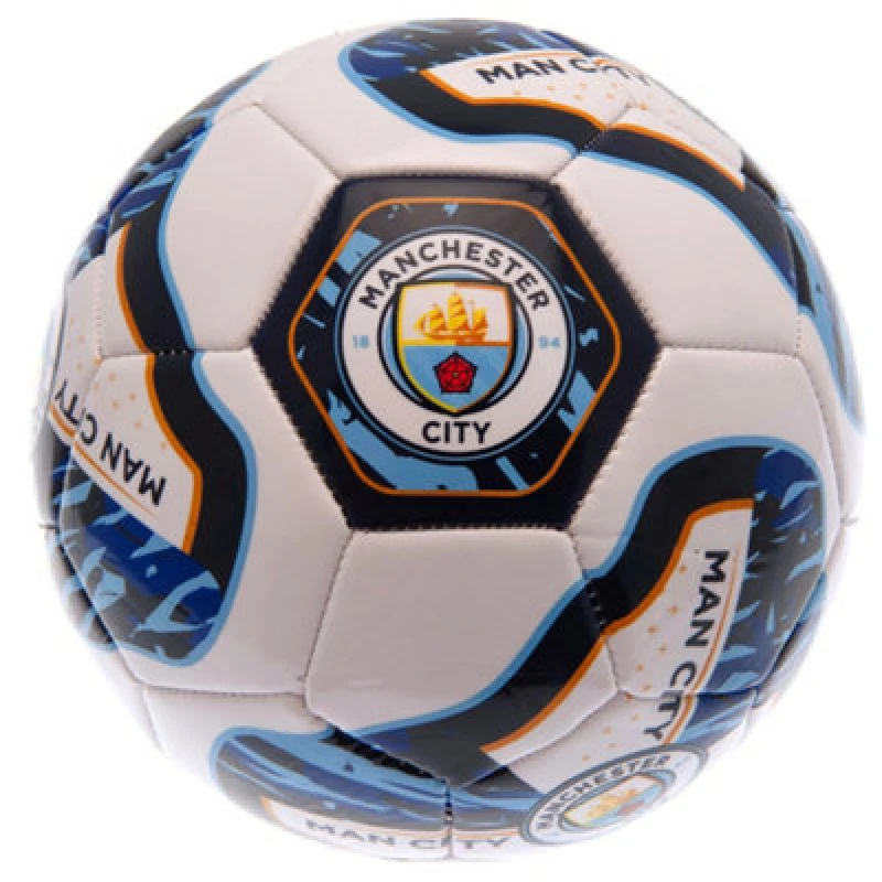 Image of Manchester City Fc Tracer Football Sky Blue/navy/white (5)