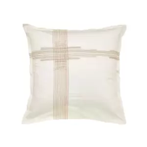 Image of Bedeck of Belfast Asha Square Pillowcase, Grey