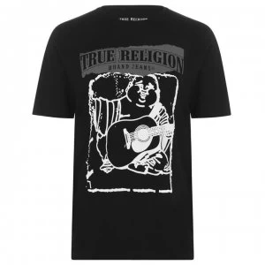 Image of True Religion Buddha Logo T Shirt - Black 1001