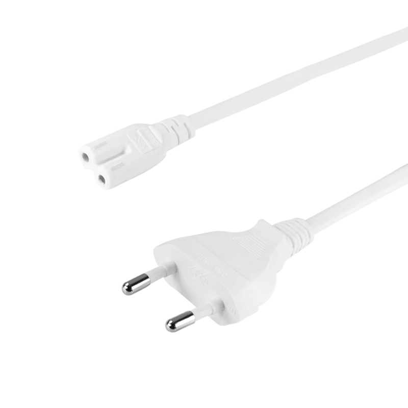 Image of LogiLink Power cable. CEE 7/16 to IEC C7. white. 1 m