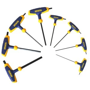 Image of Irwin T Handle Hex Key Set of 8 Metric (2-10mm)