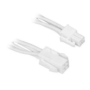 Image of BitFenix Alchemy 4-Pin ATX12V Extension 45cm - sleeved white/white