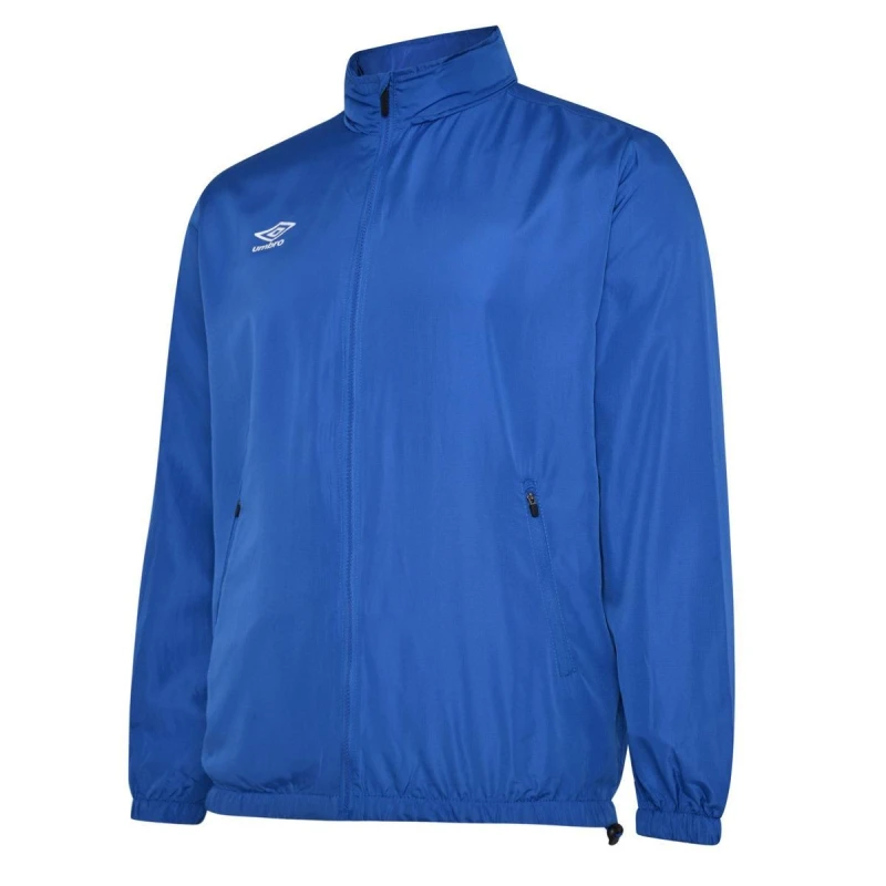Image of Umbro Umbro Men Club Essential Light Waterproof Jacket in Blue Size: Small Blue S Male 5063107679161