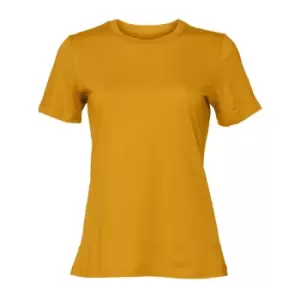 Image of Bella + Canvas Womens/Ladies Jersey Short-Sleeved T-Shirt (S) (Mustard Yellow)