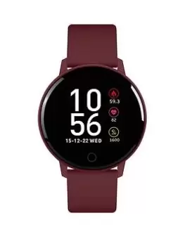 Image of Reflex Active Series 9 Smartwatch With Colour Touch Screen and Up To 7 Day Battery Life, Berry, Women