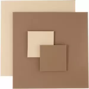 Image of Geome Reverse Taupe and Cream - Set of 4 - Premier Housewares