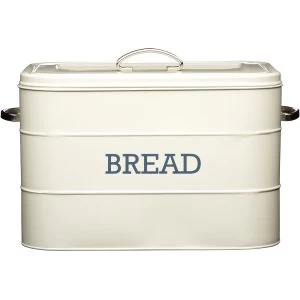 Image of KitchenCraft Living Nostalgia Bread Bin - Cream
