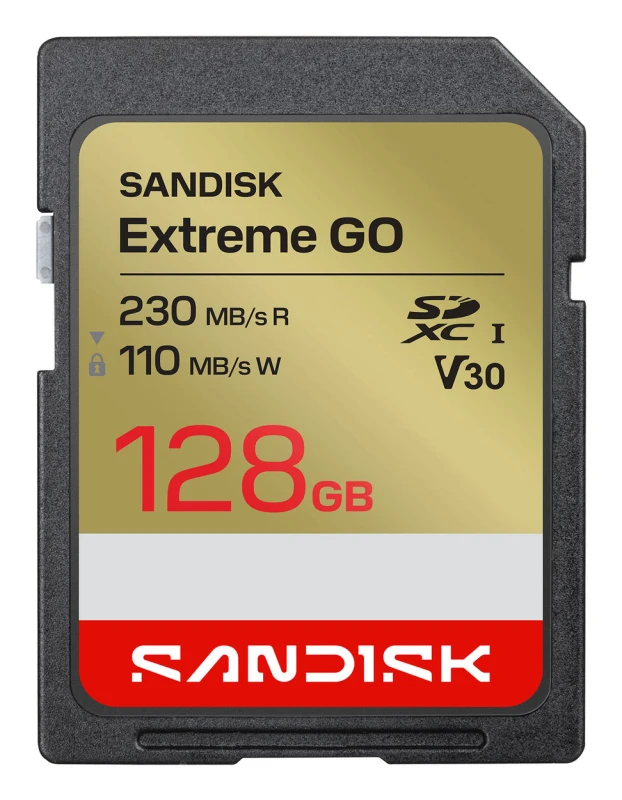 Image of SanDisk Extreme GO 128GB SDXC UHS-I