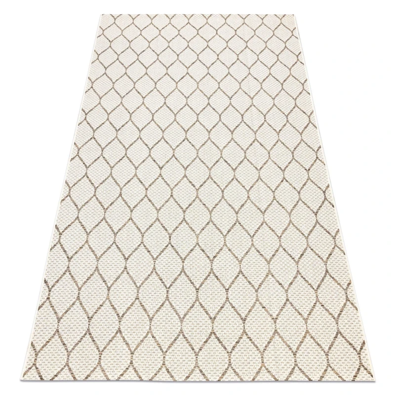 Image of RugsX Carpet Sisal Boho 46211061 Trellis Beige 80X150 Cm
