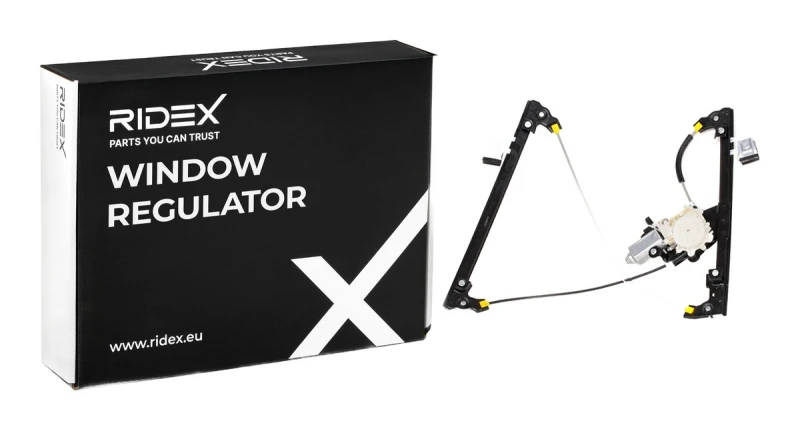 Image of RIDEX 1561W0432 Window regulator Right Front, Operating Mode: Electric, with electric motor Window Winder (1561)