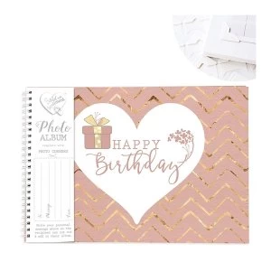 Image of Said with Sentiment Photo Album Happy Birthday