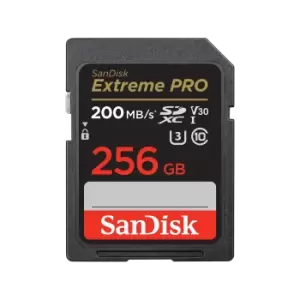 Image of SanDisk Extreme PRO SDHC And SDXC UHS-I Card - 256GB - SDSDXXD-256G-GN4IN