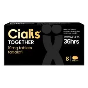 Image of Cialis Together 10mg Tablets - Tadalafil