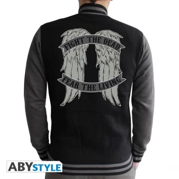 Image of The Walking Dead - Angel Wings Mens Medium Hoodie - Black