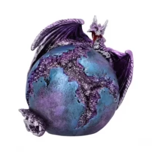 Image of Crevice Keeper Purple Dragon Figurine