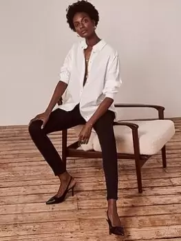 Image of Mint Velvet Maryland Black Skinny Jeans, Black, Size 10, Women