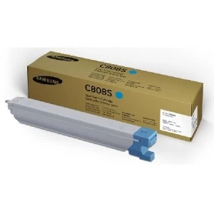 Image of Samsung CLT-C808S Cyan Laser Toner Ink Cartridge