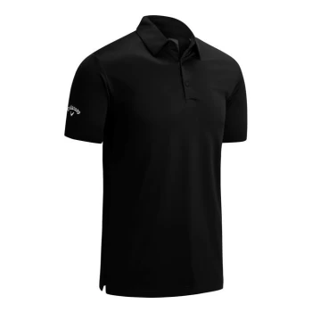 Image of Callaway Solid Polo Shirt Mens - Black