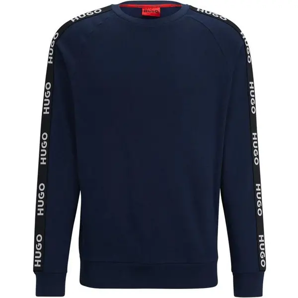 Image of Hugo Boss Lounge Sporty Logo Sweatshirt - Blue M