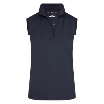 Image of Eurostar Sleeveless Polo Short Bres - Navy