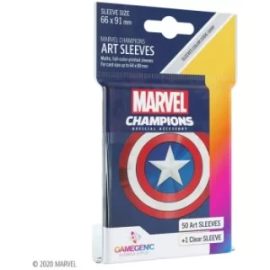 Image of Gamegenic Champions Art Sleeves: Captain America (50-Pack)