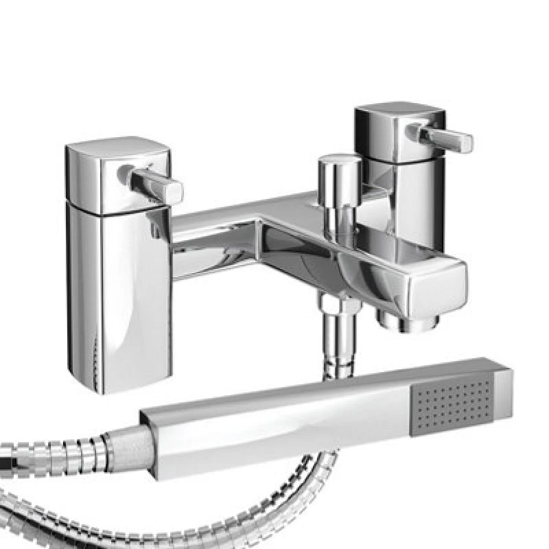 Image of Bath Filler Mixer Shower Tap Bath Shower Mixer Taps With Shower Kit