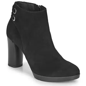 Image of Geox ANYLLA HIGH womens Low Ankle Boots in Black