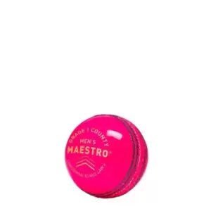 Image of Gunn And Moore and Moore Maestro County Cricket Ball - Pink