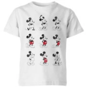 Image of Disney Evolution Nine Poses Kids T-Shirt - White - 3-4 Years