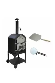 Image of Outdoor Pizza Oven & Pizza Peel