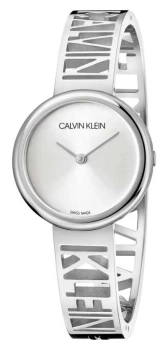 Image of Calvin Klein MANIA Stainless Steel Bracelet Silver Dial Watch