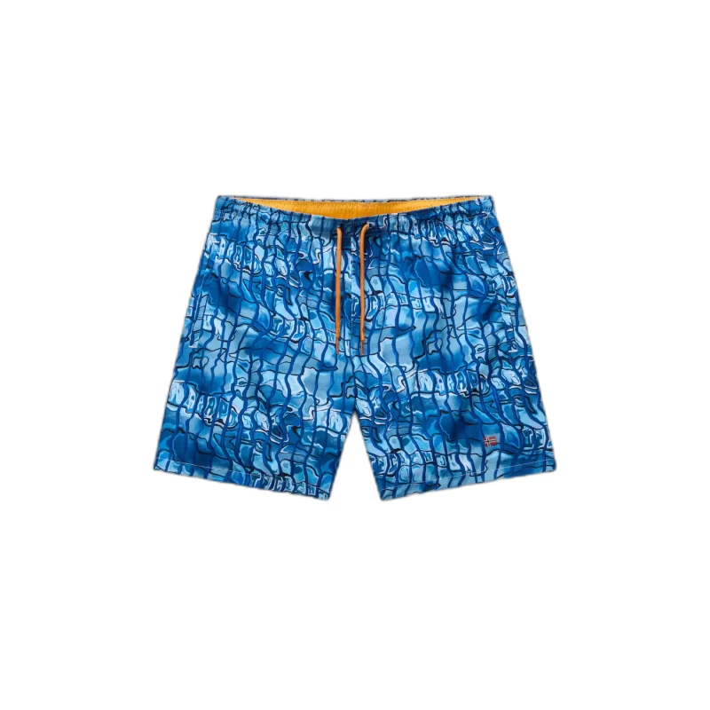Image of Swim shorts Napapijri V-Inuvik Bleu Male S