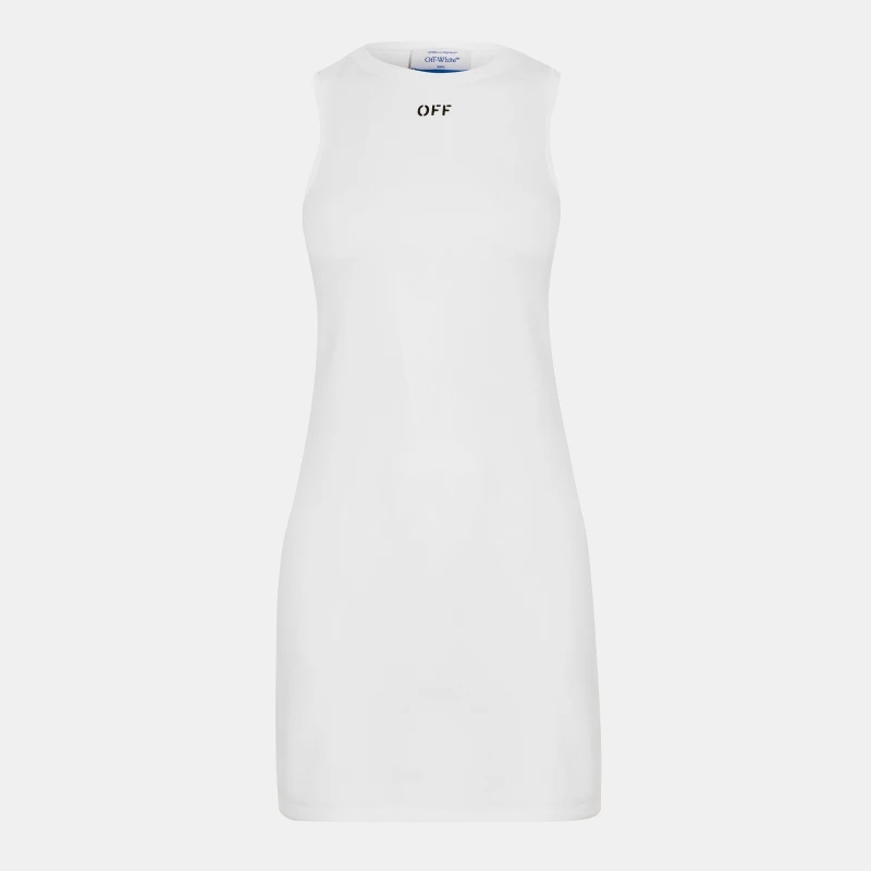 Image of Off White Womens Floor Length Maxi Dress Multi female 4 (3XS)