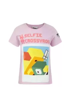 Image of Crossy Road Selfie Short Sleeved T-Shirt