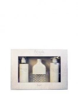 Image of Fcuk Friction Her 100ml Eau de Toilette Gift Set