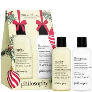 Image of Philosophy Skin Care Purity Cleanser and Wash Set