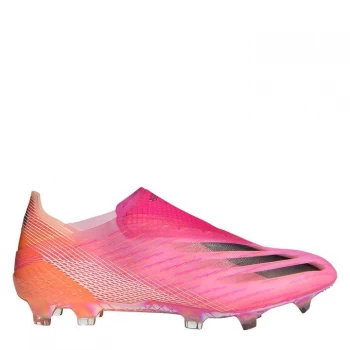Image of adidas X Ghosted+ FG Football Boots - ShockPink/Orang