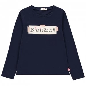 Image of Billieblush Long Sleeve T Shirt - Indigo Blue 85T