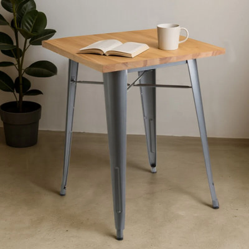 Image of Orsina Silver Powder Coated Finish Aldgate Table