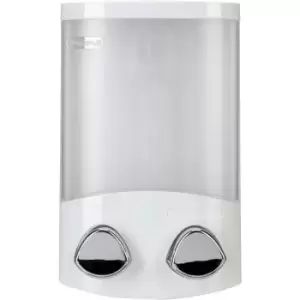 Image of Croydex - Euro Soap Dispenser Duo, White - White