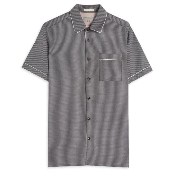 Image of Ted Baker Tastic Short Sleeve Shirt - Navy