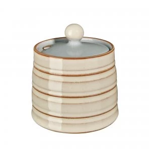 Image of Denby Heritage Flagstone Covered Sugar Bowl Near Perfect