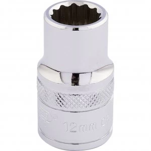 Image of Draper 1/2" Drive Hi Torq Bi Hexagon Socket Metric 1/2" 12mm