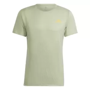 Image of adidas Adizero Speed T-Shirt Mens - Green
