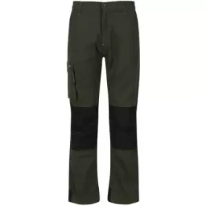 Image of Regatta Mens Scandal Stretch Work Trousers - Regular (38in) (Brown Grey) - Brown Grey