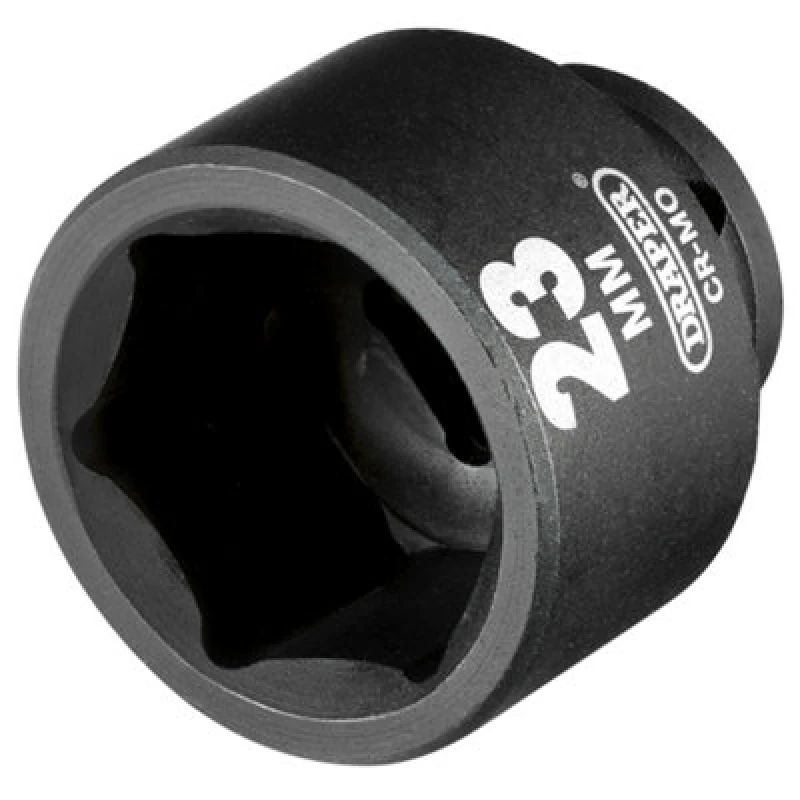 Image of Draper 20172 Draper Hi-Torq Impact Socket, 3/8" Sq. Dr., 23mm