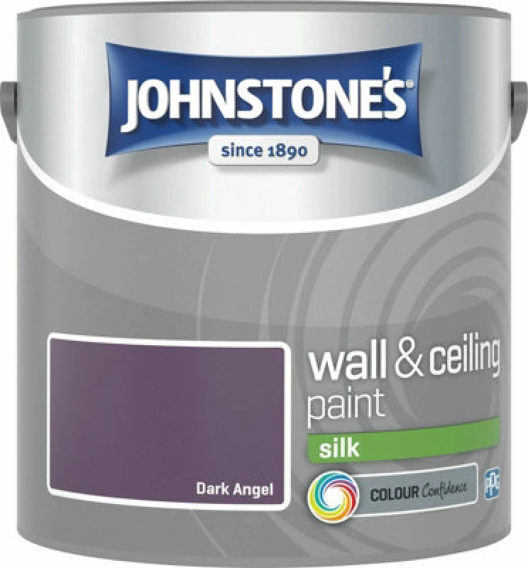 Image of Johnstone's Wall & Ceilings Dark Angel Silk Paint - 2.5L