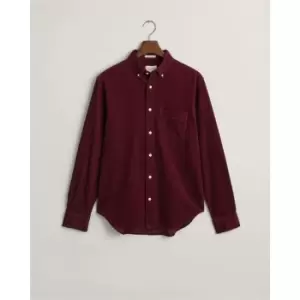 Image of Gant Reg Ut Corduroy Shirt Red Shadow S - Red